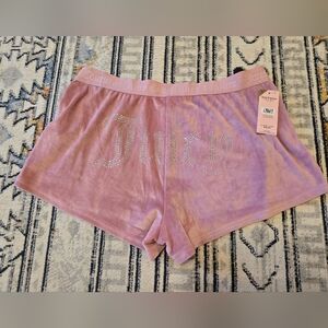 NWT Juicy Couture Light Pink Velour Sleepwear Shorts 50% OFF